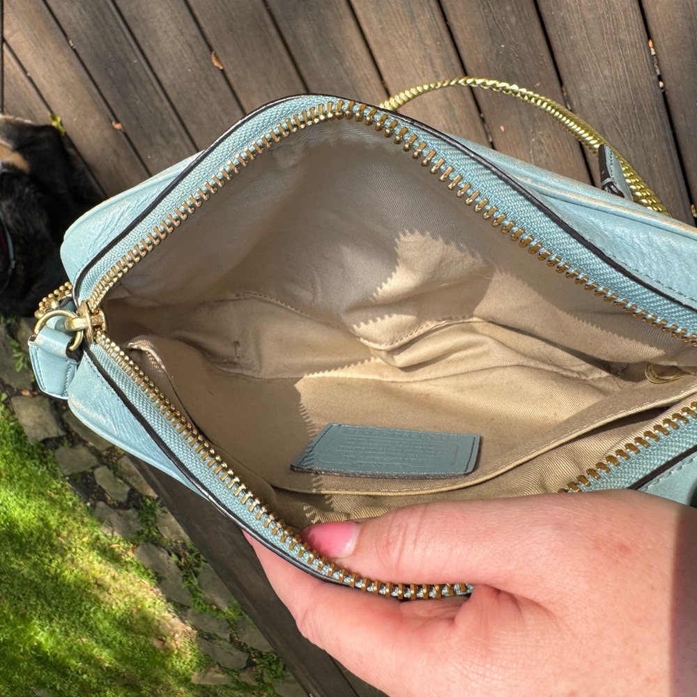 Coach Sky Blue Crossbody Bag - Picture 11 of 16